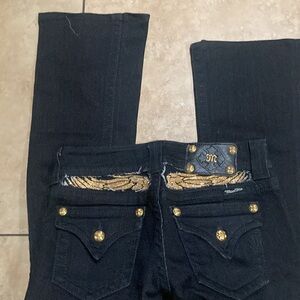 Miss me jeans, black color size 27 stretch